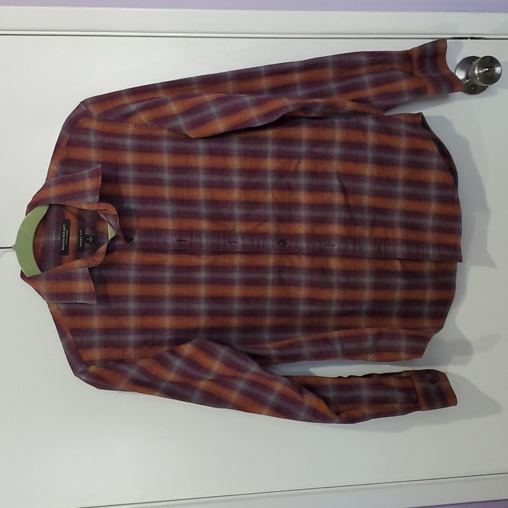 Small Grant Fit Banana Republic Luxe Flannel